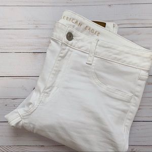 American Eagle White Jeggings